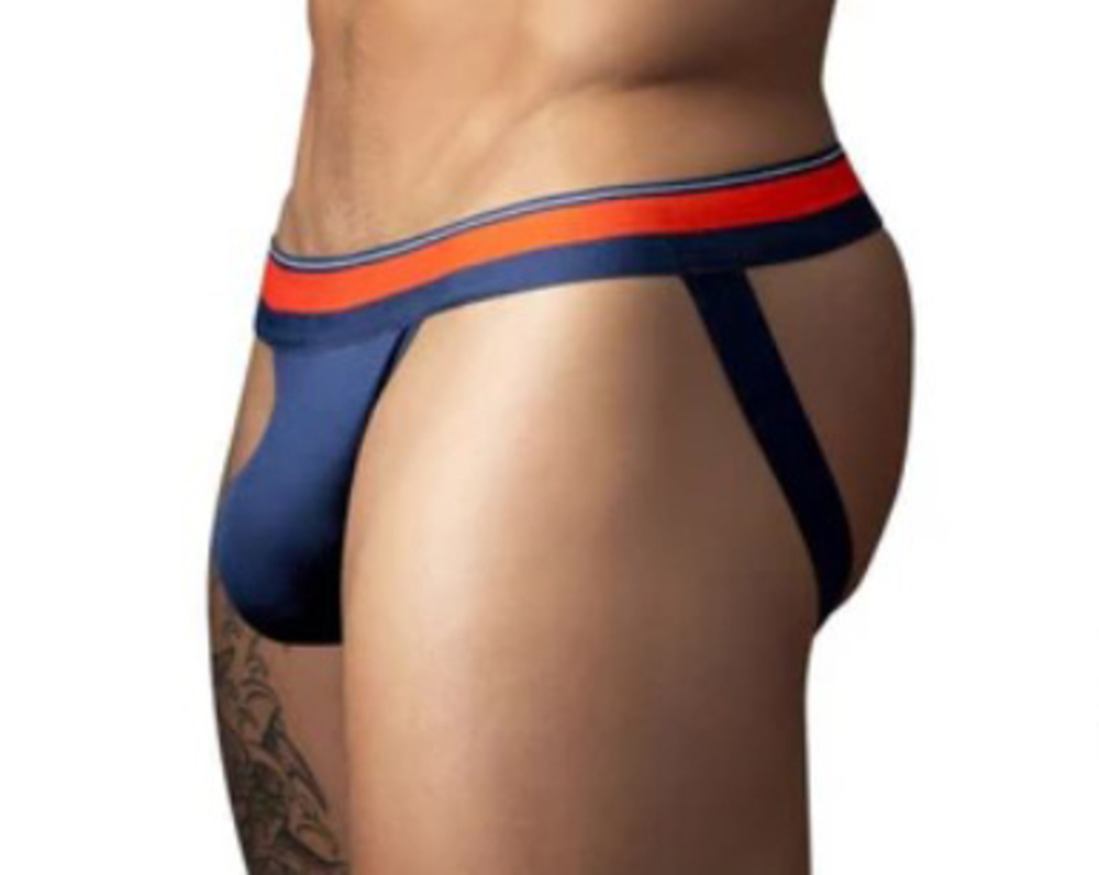 Large/X-Large Navy Male Power Soo Cumfy Jock